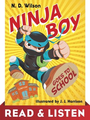cover image of Ninja Boy Goes to School